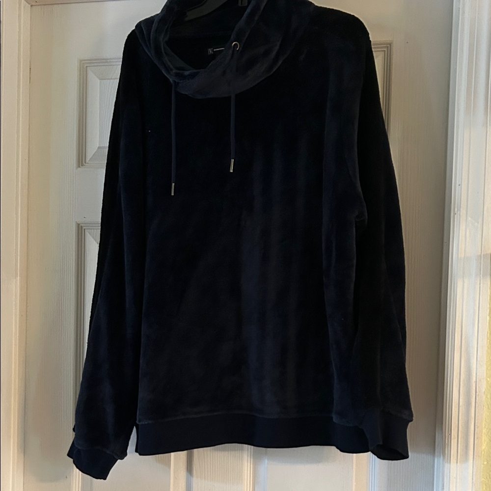 INC International Concepts Navy Puffer Jacket